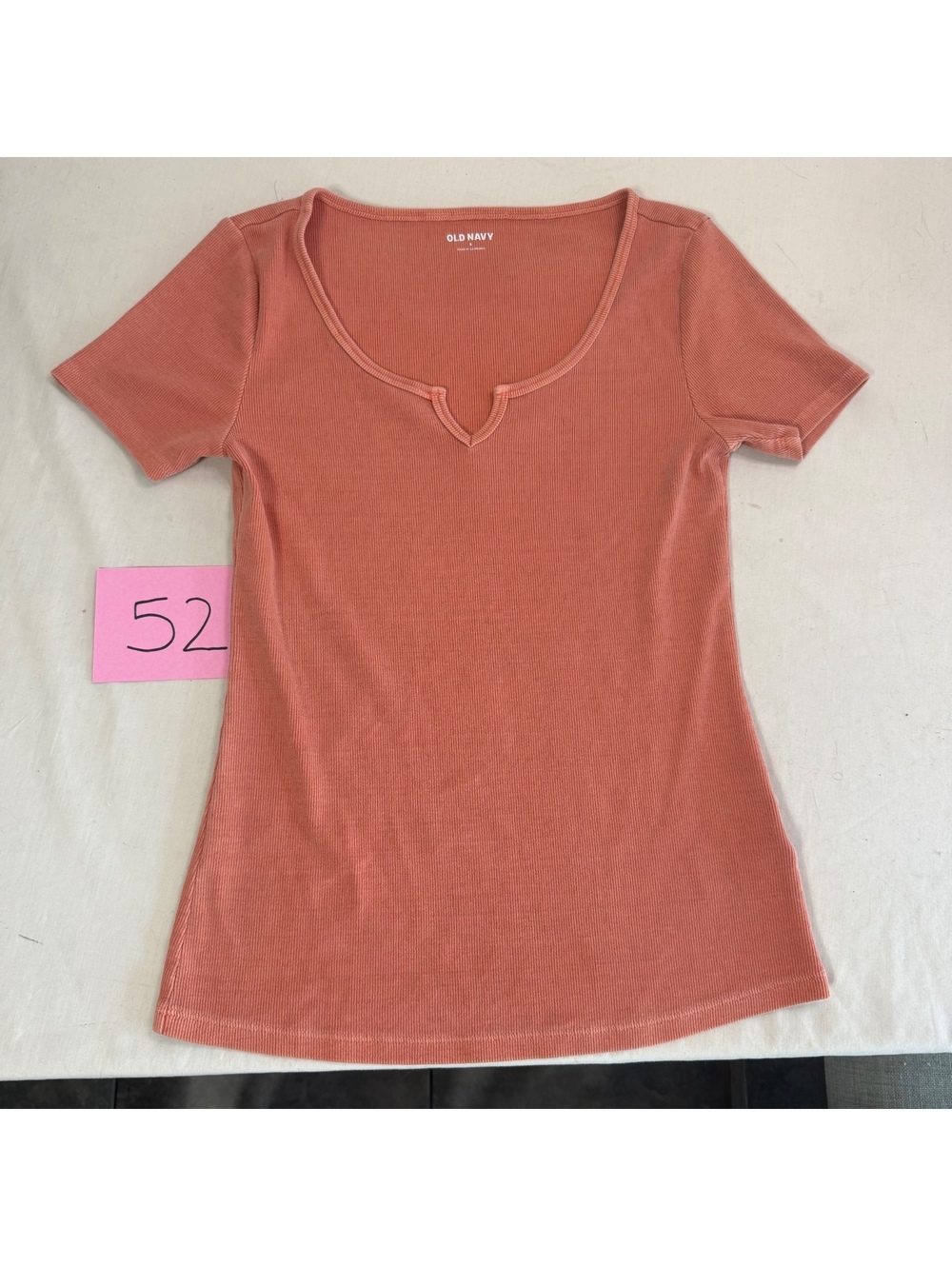 Old Navy Women's Orange Short Sleeve Top Size S